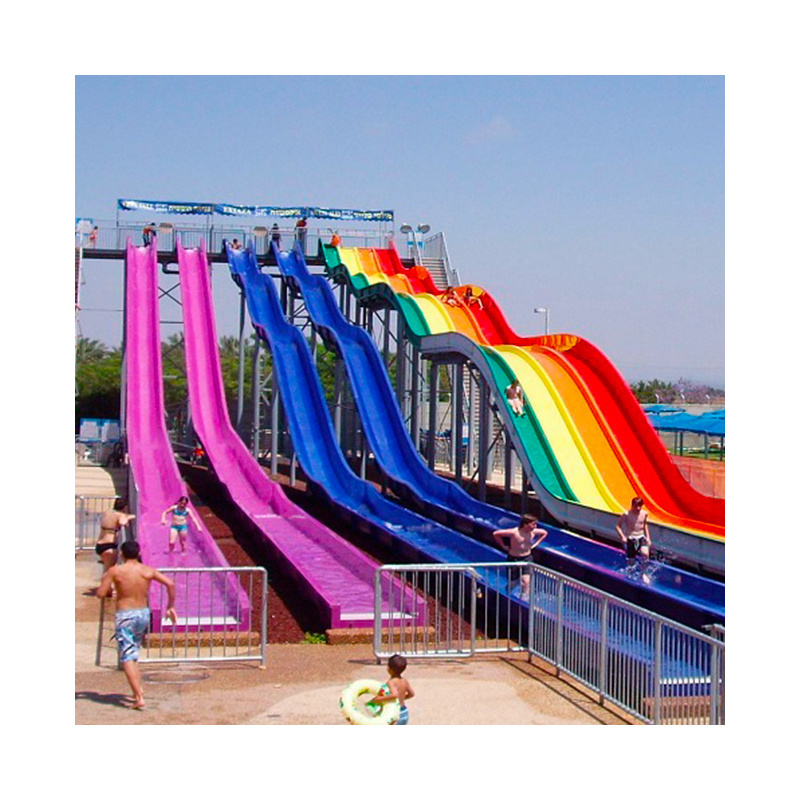 Outdoor Fiberglass Water Spiral Slide Plastic Water Spiral Slide For Adult Kids Water Park Outdoor Playground Slides