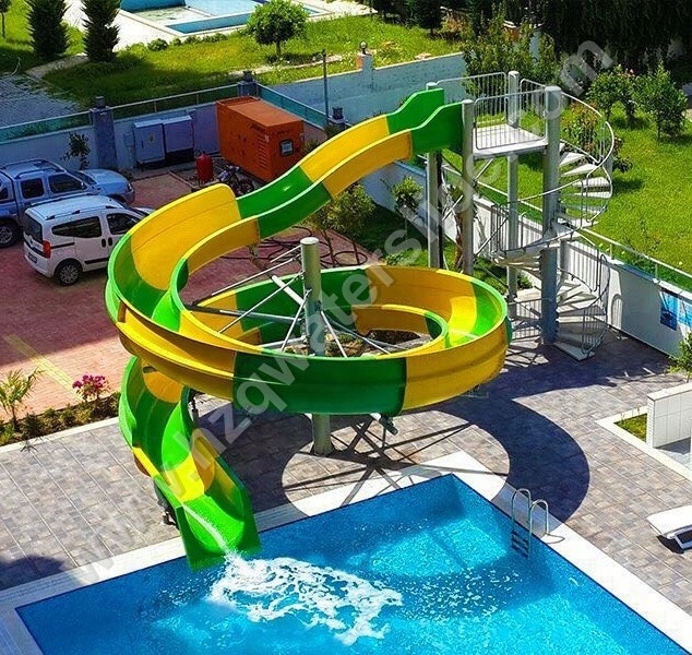 China Supplier Water Sports Amusement Park Fiberglass Water Park Slides For Sale