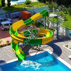 China Supplier Water Sports Amusement Park Fiberglass Water Park Slides For Sale