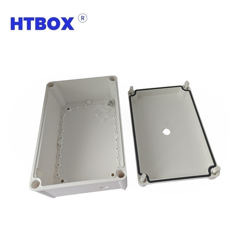 HTBOX Plastic Abs Cable Junction Boxes Housing Manufacturer Customization Ip67 Outdoor Electrical Waterproof Enclosure