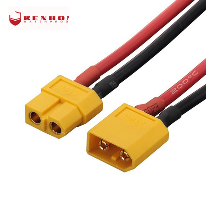 Kenhon Yellow Black  Male female spot supply aviation model  battery power connector banana connector plug XT150 XT30 XT60 XT90