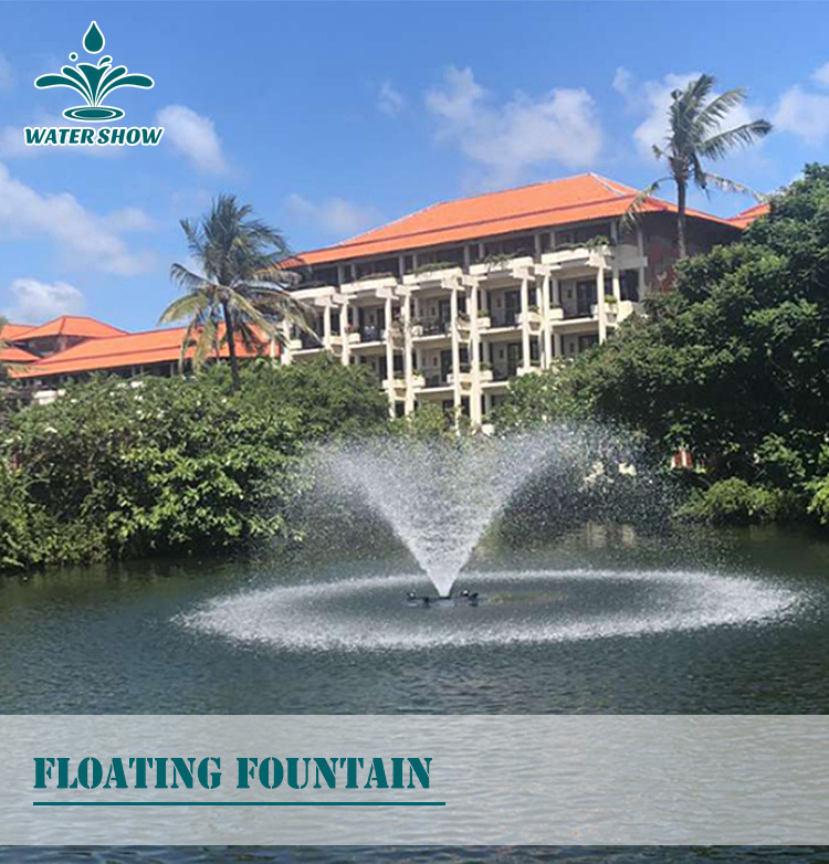 High quality outdoor luxury water feature lake small dancing musical floating pond fountain