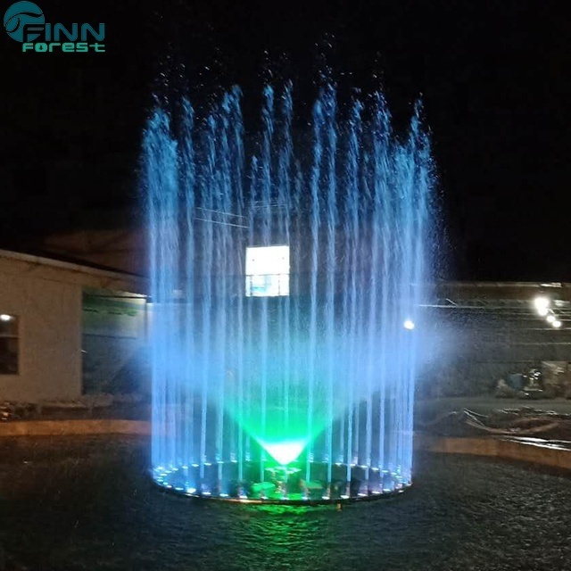 New Design Outdoor Garden RGB Led Light Floating Dancing Water Music Fountain