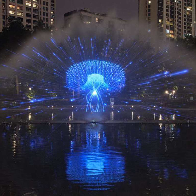 Floating Lake Movie Water Screen Fountain Nozzle for Projector and Laser Show