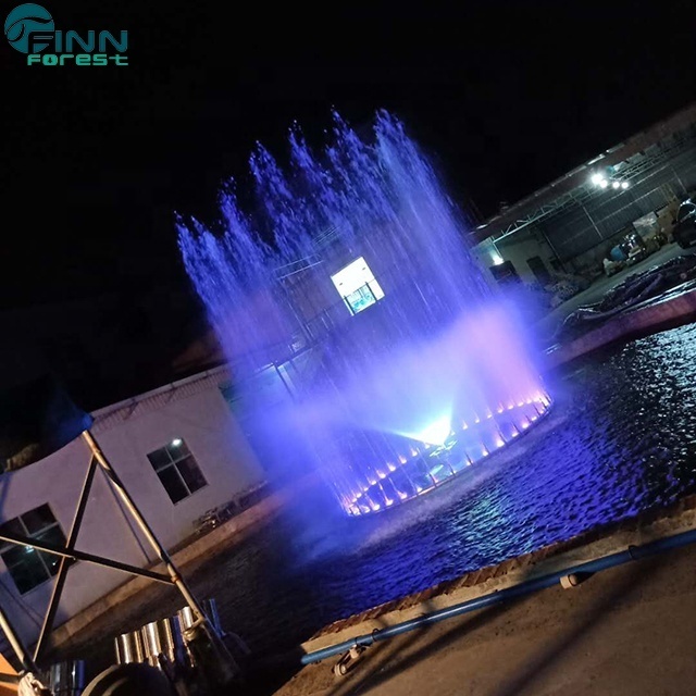 New Design Outdoor Garden RGB Led Light Floating Dancing Water Music Fountain