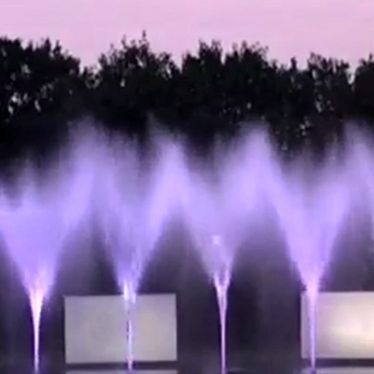 Park Water Features Variety Changing Stainless Steel floating dancing water fountain outdoor