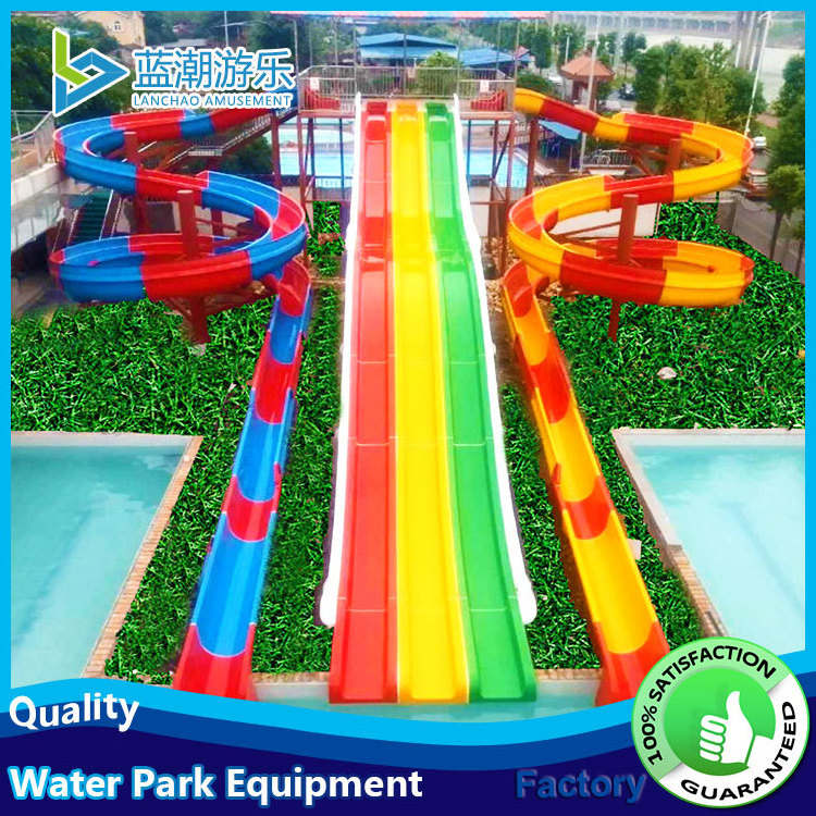 Smooth Water Slide Used Fiberglass Swimming Pool Slides for Sale