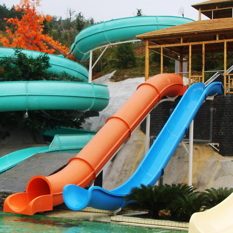 Spiral tube Fiberglass Slide