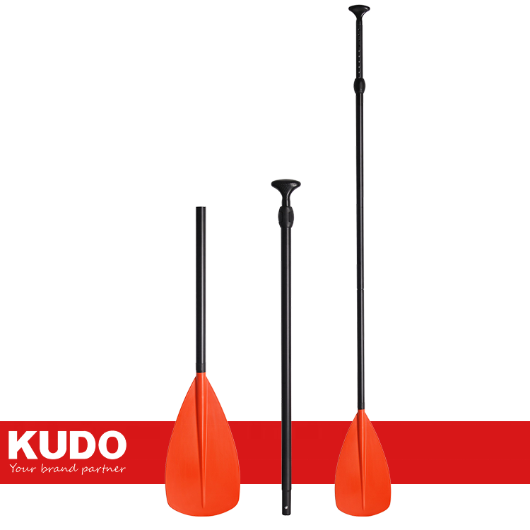 KUDO Paddle Model 3000139 Nylon Blade Length Adjustable from 175cm to 215cm 3-Piece Paddle Board SUP Paddle