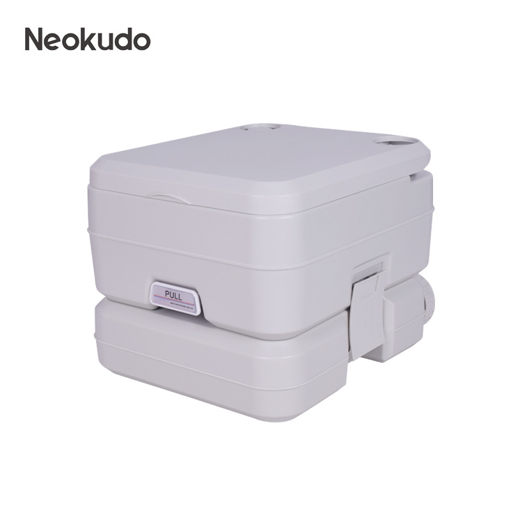 Manufacturer plastic portable toilet for outdoor,portable composting toilet for traveling,durable 20L porta potty RV toilet