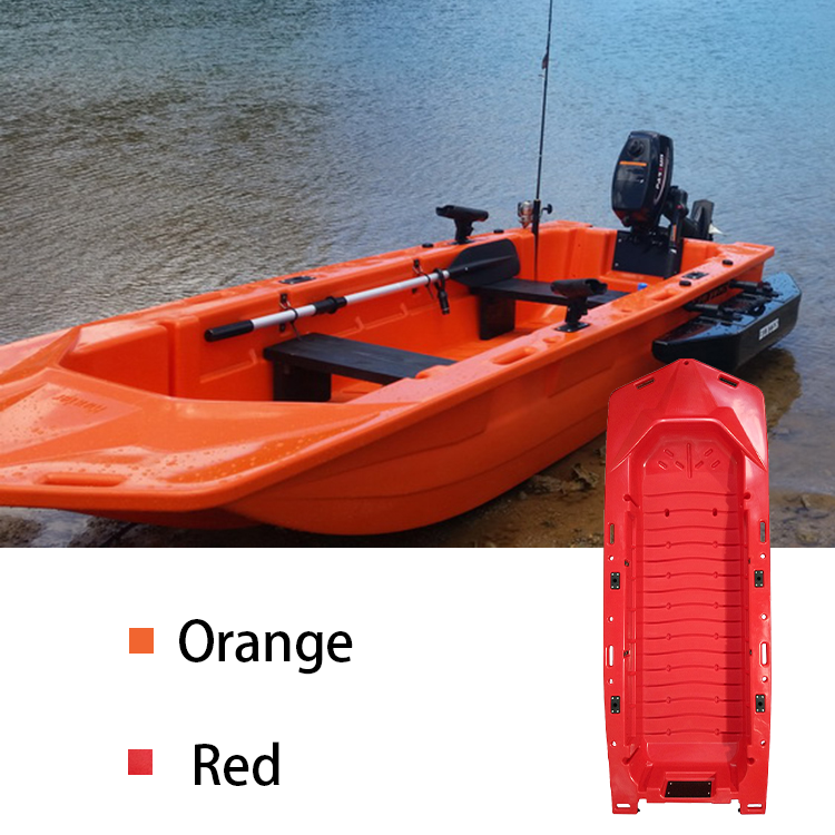 KUDO OUTDOORS 3M Length Cheap Plastic Fishing Rotomolded Polyethylene Boats  For Sale