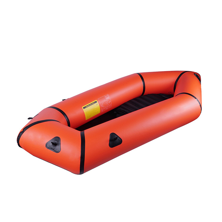 Customized rowing boats inflatable Floating Raft 1 person ultra light TPU inflatable pack raft inflatable kayak