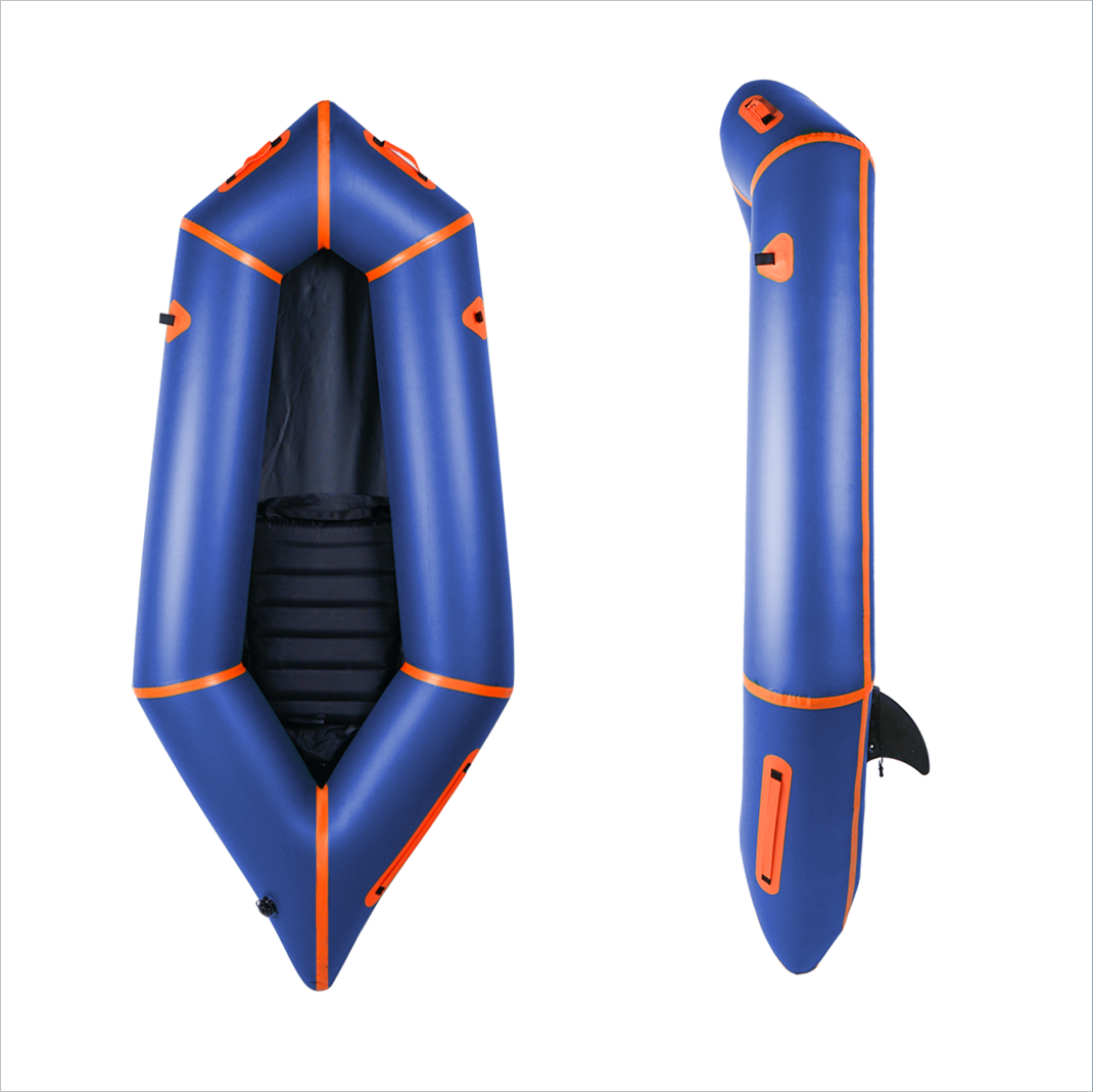 Customized Inflatable packraft One Person Two Person packraft Boat bike packrafting TPU or pvc