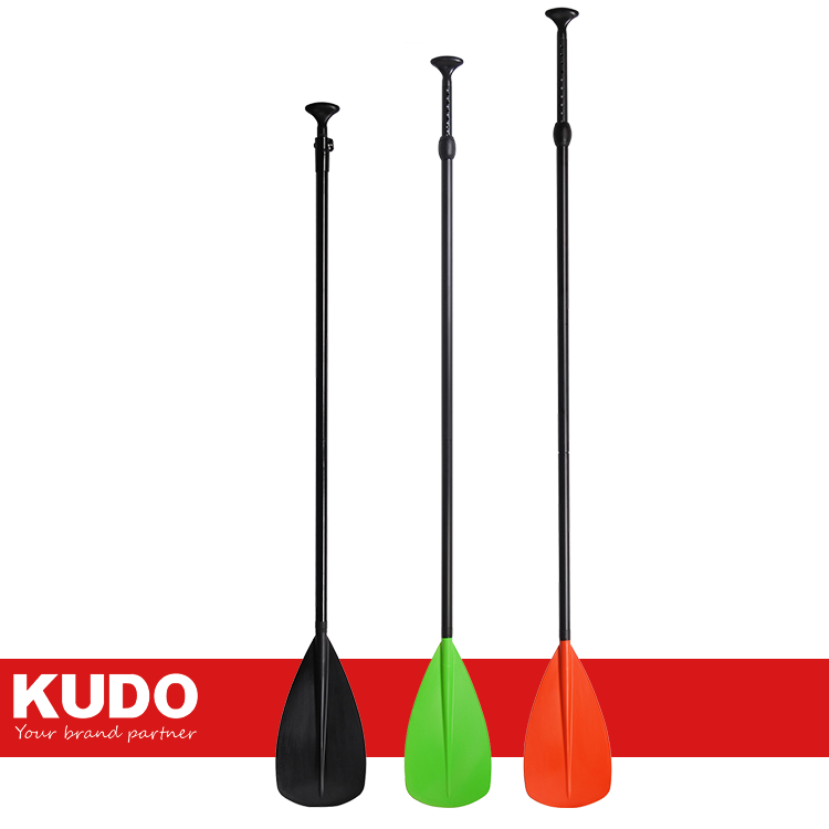 KUDO Paddle Model 3000139 Nylon Blade Length Adjustable from 175cm to 215cm 3-Piece Paddle Board SUP Paddle