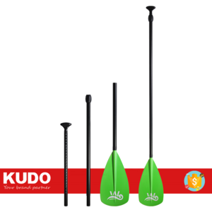 KUDO Paddle Model 3000139 Nylon Blade Length Adjustable from 175cm to 215cm 3-Piece Paddle Board SUP Paddle