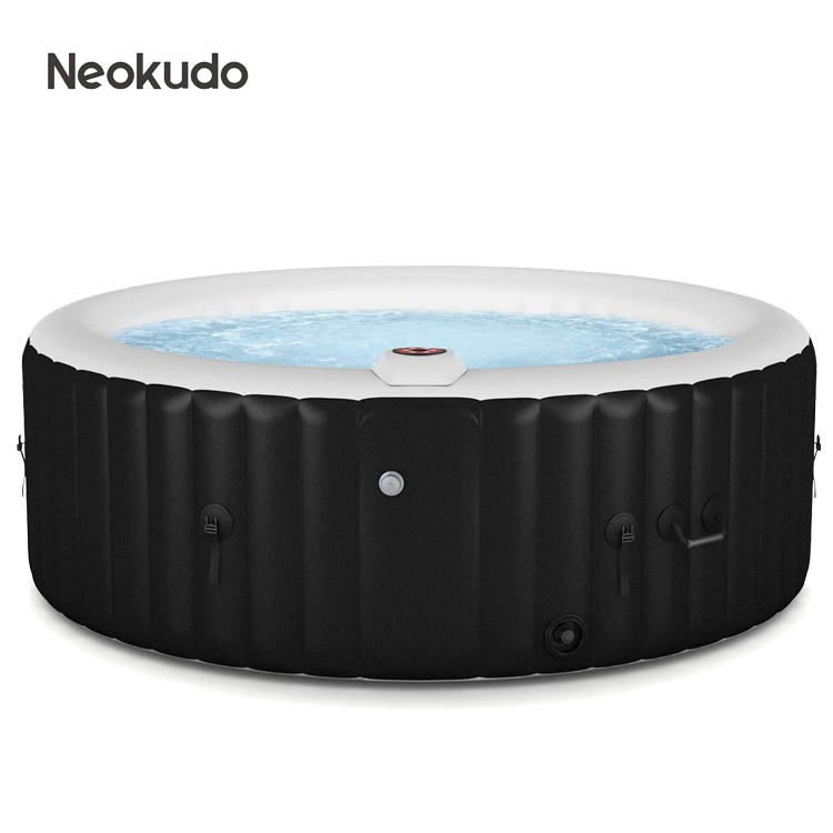 Top quality 4 persons inflatable hot tubs portable family spa pool, inflatable spa hot tub for outdoors activity Spa Tubs