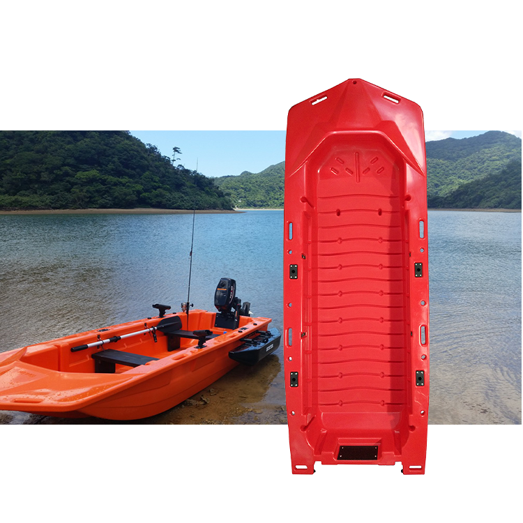 KUDO OUTDOORS 3M Length Cheap Plastic Fishing Rotomolded Polyethylene Boats  For Sale