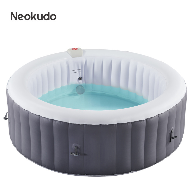 Top quality 4 persons inflatable hot tubs portable family spa pool, inflatable spa hot tub for outdoors activity Spa Tubs