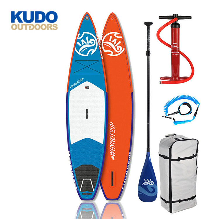 Factory made oem inflatable stand up race sup paddle  board in china