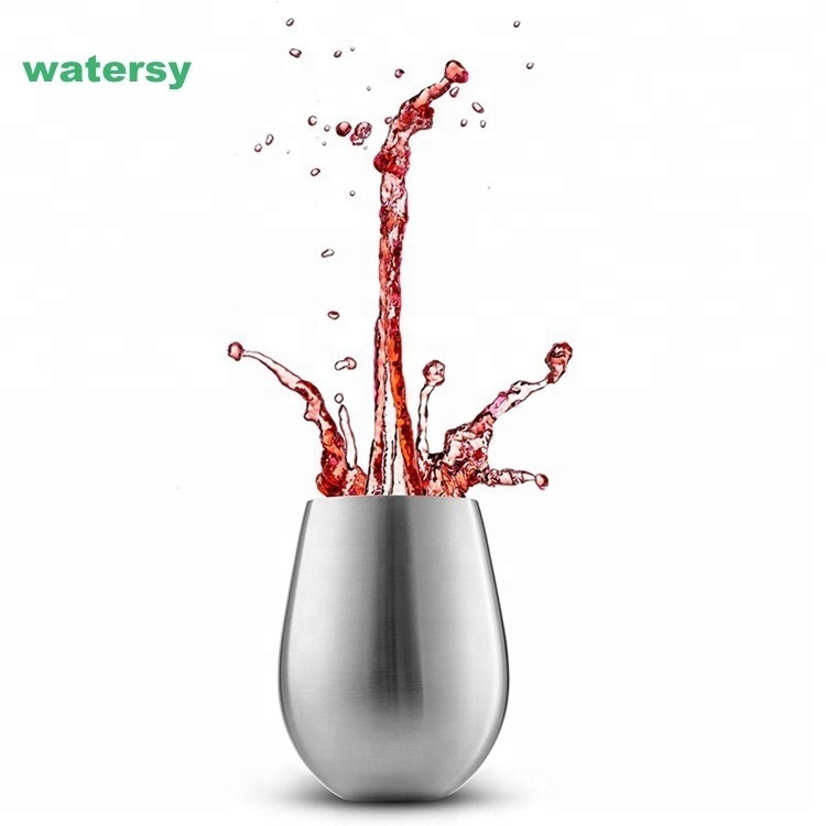 Hot Seller Wholesale 18oz Single Wall 18/8 Stainless Steel Vacuum Insulated Wine Tumbler Mug Wine Glasses Drinking Cups