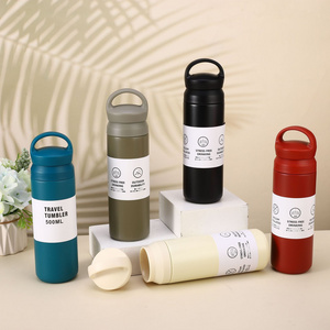 2023 Wholesale Vacuum Flasks Stainless Steel 350ML/450ML Thermos Vacuum Mug Thermal Cup Insulated Bottles For Drinks With Lid