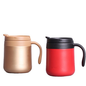 2023 new Stainless Steel Thermal Coffee Mug/Double Walled Vacuum Insulated Coffee pot with handle