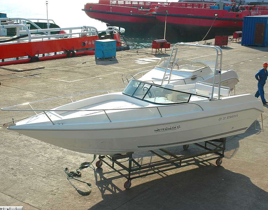 QD 22 BOWRIDER fiberglass small speed boats sale