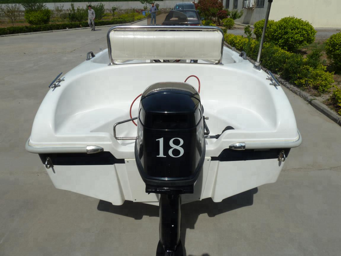 2018 new open speed boat fiberglass mini yacht boat for fishing