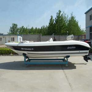 2018 new open speed boat fiberglass mini yacht boat for fishing