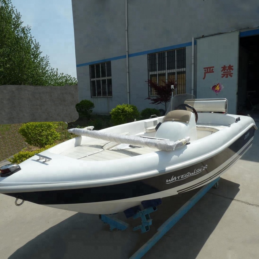 2018 new open speed boat fiberglass mini yacht boat for fishing