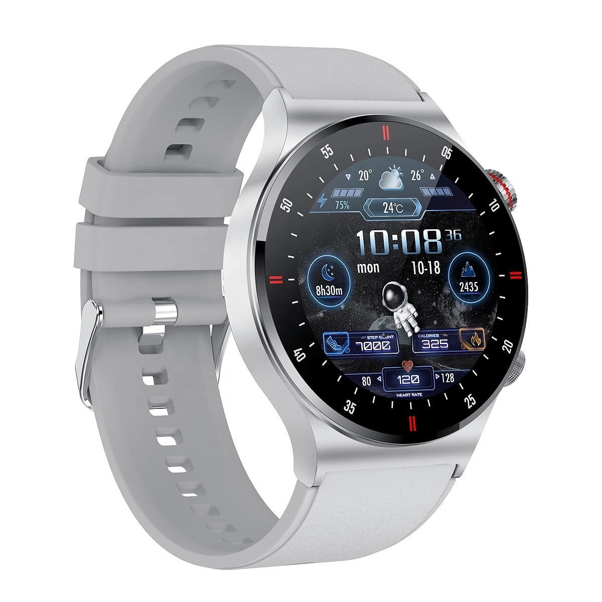 Full Touch Screen Smart Watch NFC IP67 Waterproof Stainless Steel Reloj Inteligente QW33 Smart Watch