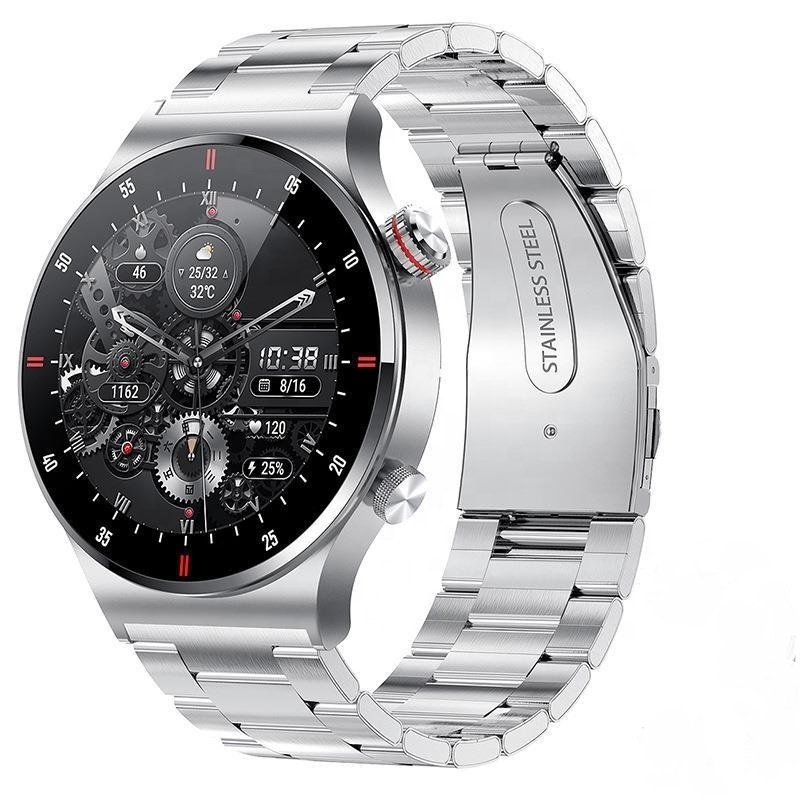 Full Touch Screen Smart Watch NFC IP67 Waterproof Stainless Steel Reloj Inteligente QW33 Smart Watch