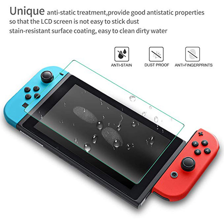 Screen protector for Nitendo Switch OLED HD Clear Anti Scratch Sensitive 9H Tempered glass screen Guard protective film