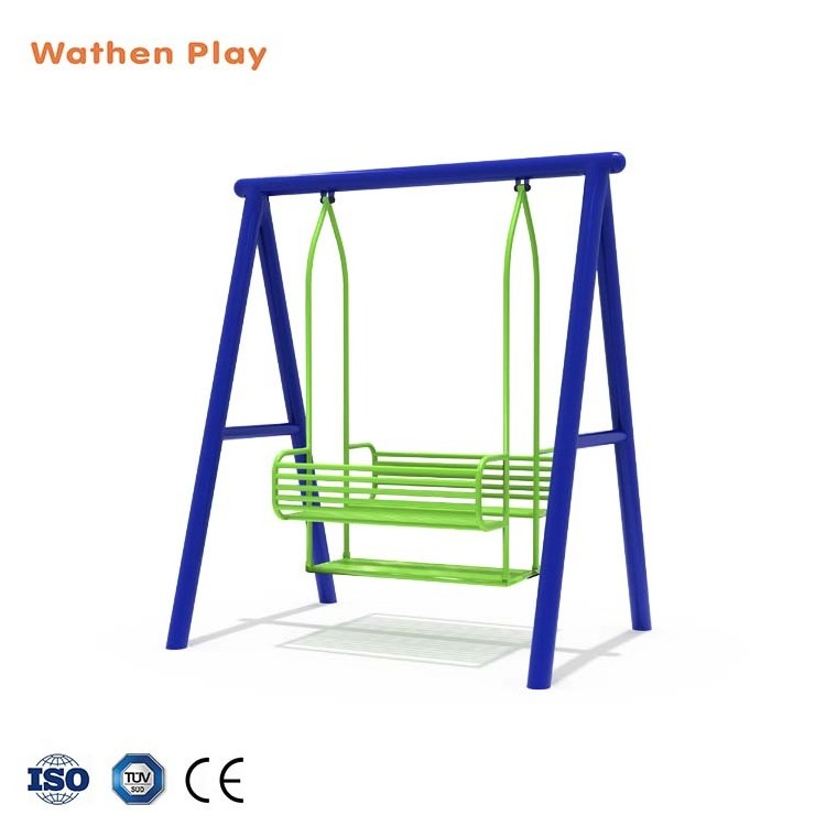 High Quality Metal Swing Kids Outdoor playground Equipment Children Outdoor Swing with Plastic Accessories Backyard Play Set