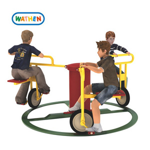 Merry-go-round Children Outdoor Playground Equipment Kids Carousel Riding Bikes for Amusement Park