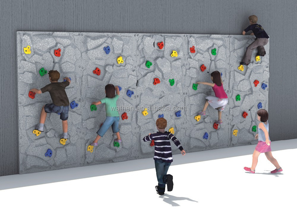 Classic Indoor Rock Climbing Wall with Game for Children