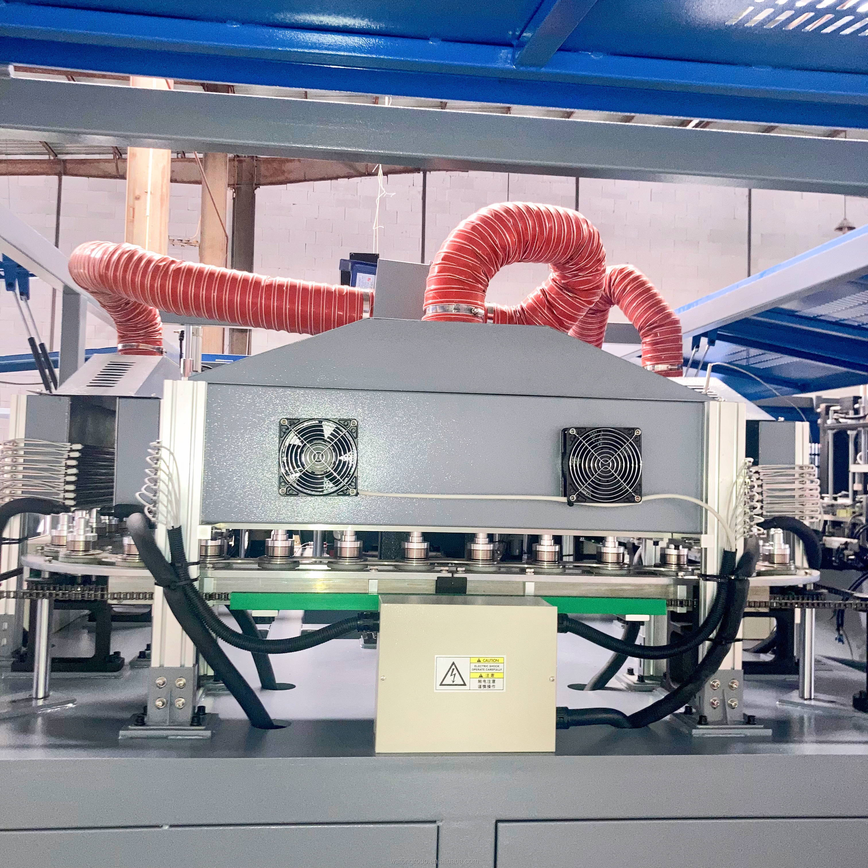 Fully Automatic Compact Plastic PET Preform Blowing Molding Machine / 4 Cavity Automatic Bottle Blow Molding Machine