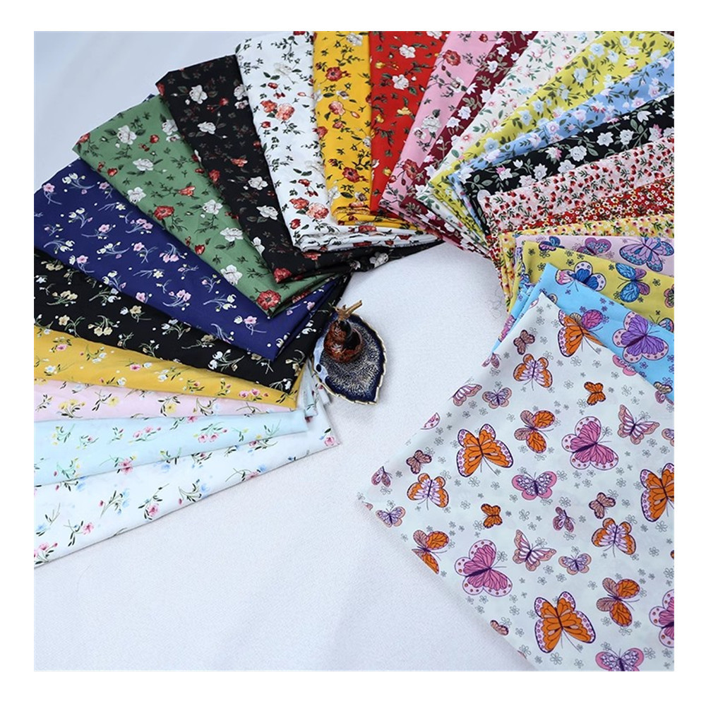 printed polyester crinkle chiffon fabric 30D crepe chiffon