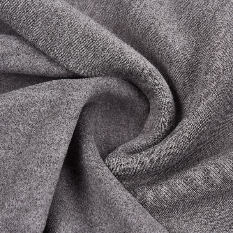 Hot sale 230GSM 54%bamboo 38%recycle polyester 8%spandex super breathable bamboo fleece fabric for garment