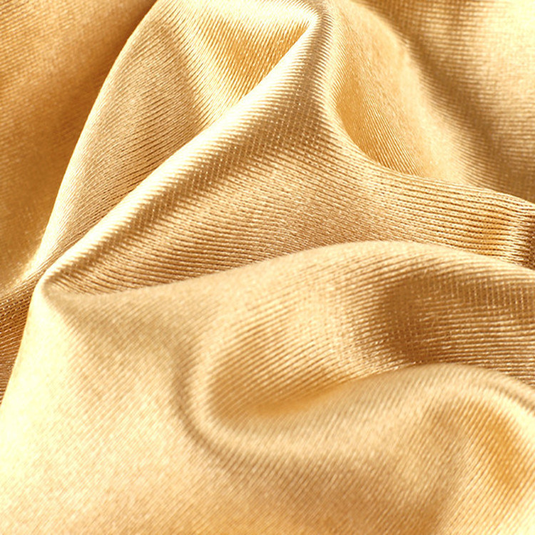 Shiny polyester satin fabrics for clothing dresses lining fabric 100% Polyester shine liquid satin fabric by the meter