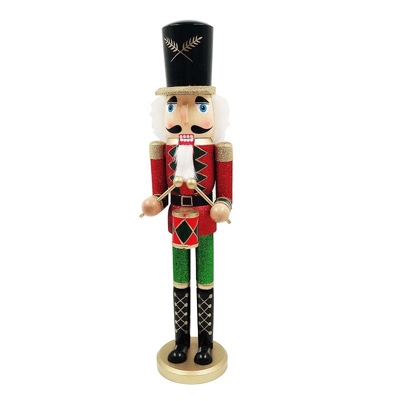 50cm Wooden Nutcracker 1.6ft Walnut Soldiers Christmas Wood Large Soldier Nutcracker Wood Crafts Nutcracker Soldiers