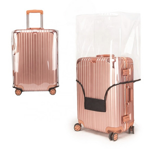 Clear Luggage Cover Waterproof High Quality Sublimation Blank PVC Transparent Luggage Travel Covers Suitcase Cover Protector