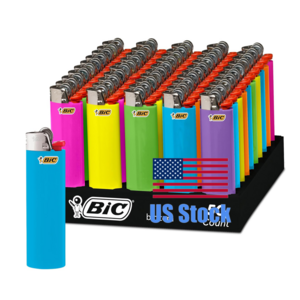 BIC Classic Lighter, Assorted Colors, 50 Count