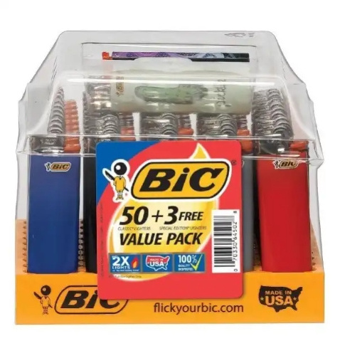 Classic Plastic Lighters  Mini J5 Maxi J6 Grinding Wheel Bic Lighter