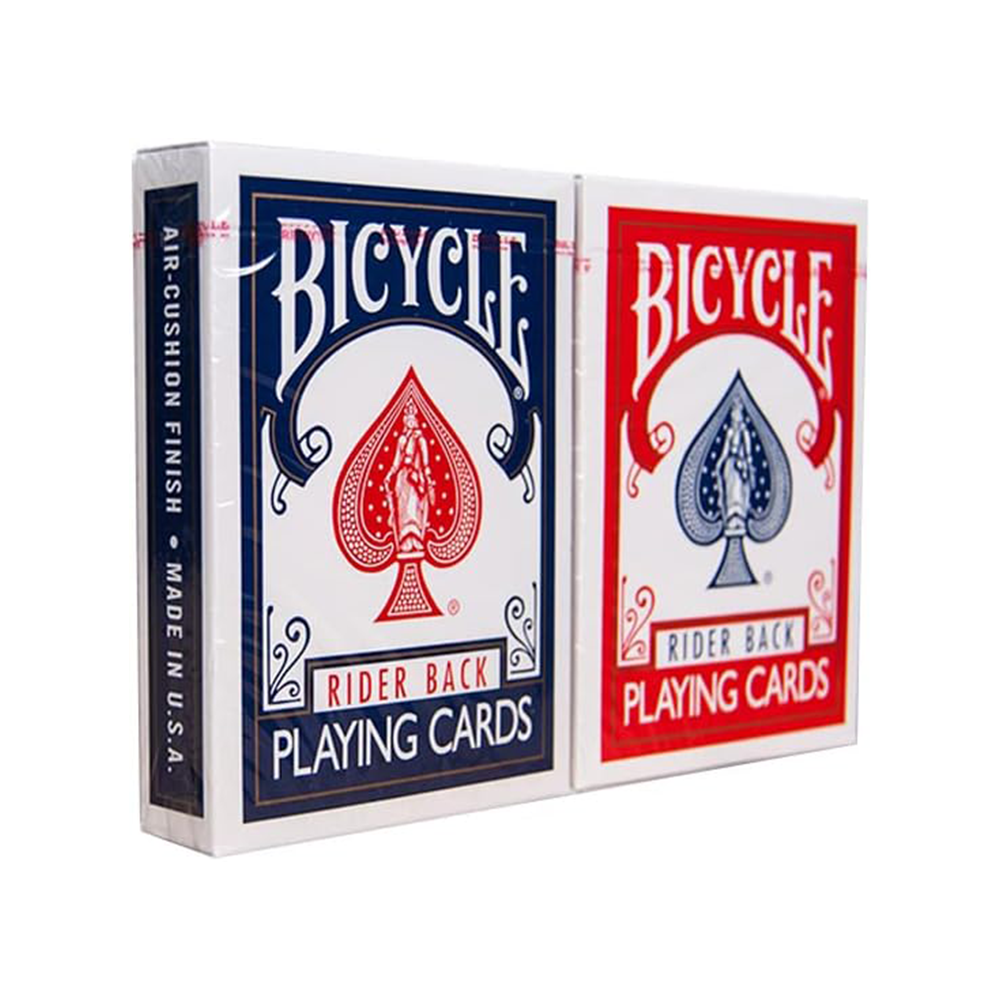 Bicycle Rider Magician Stage magic Back Playing Cards Standard T shape Poker Premium Playing Cards Pack Red&Blue