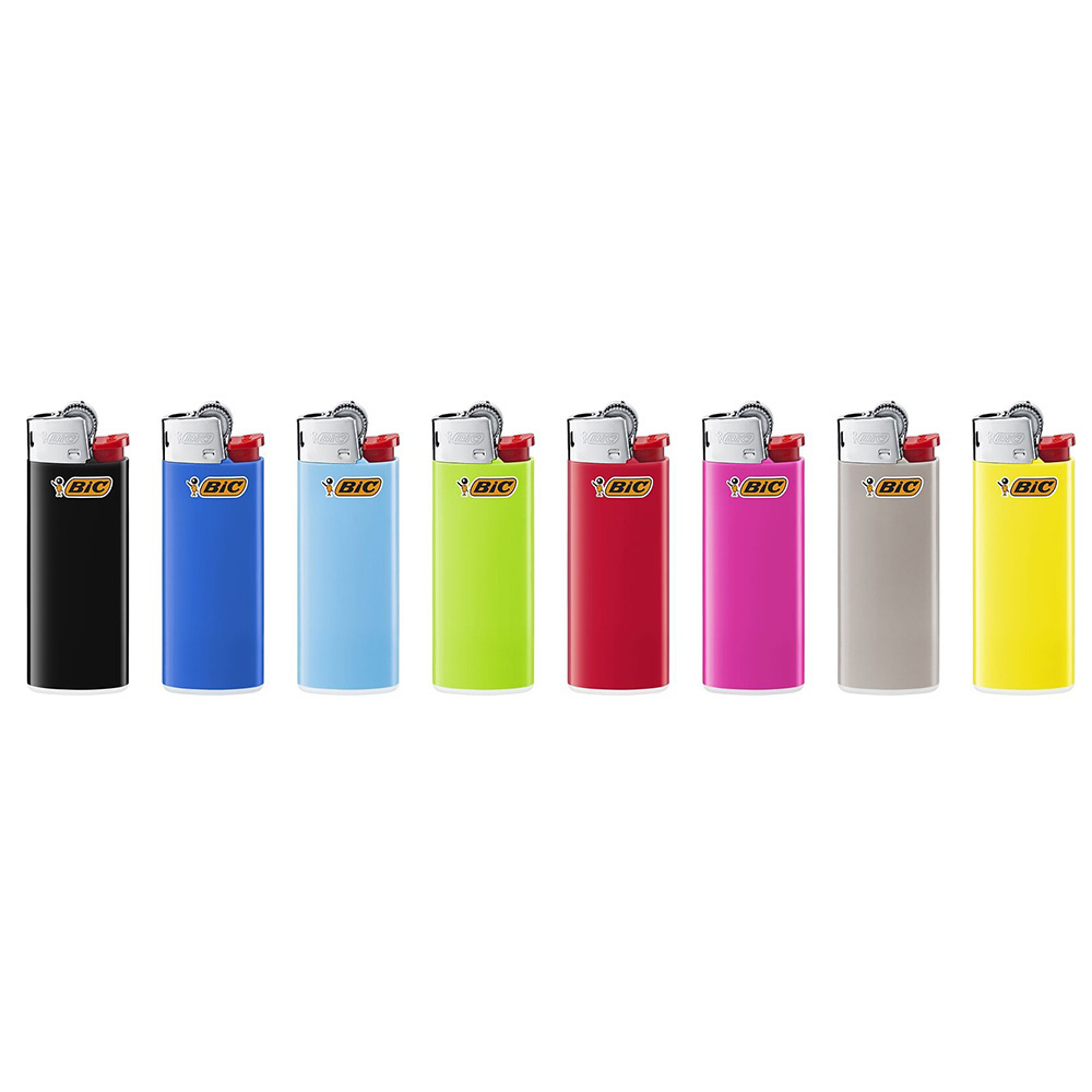 France BIC Gas Lighters J5 J25 Tray of 50 Lot Classic Disposable France Lighter mini Lighters Wholesale