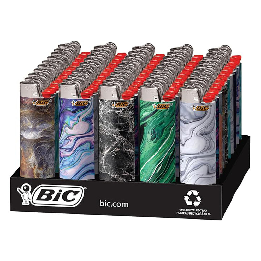 BIC Special Edition Maxi J25 J26 Lighter Prismatic Series Lighters, Pocket Lighter