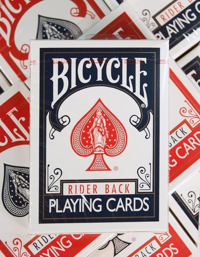 Customize Premium Bicycle Rider Back Playing Cards Waterproof Plastic Poker Playing Cards PET Table Games