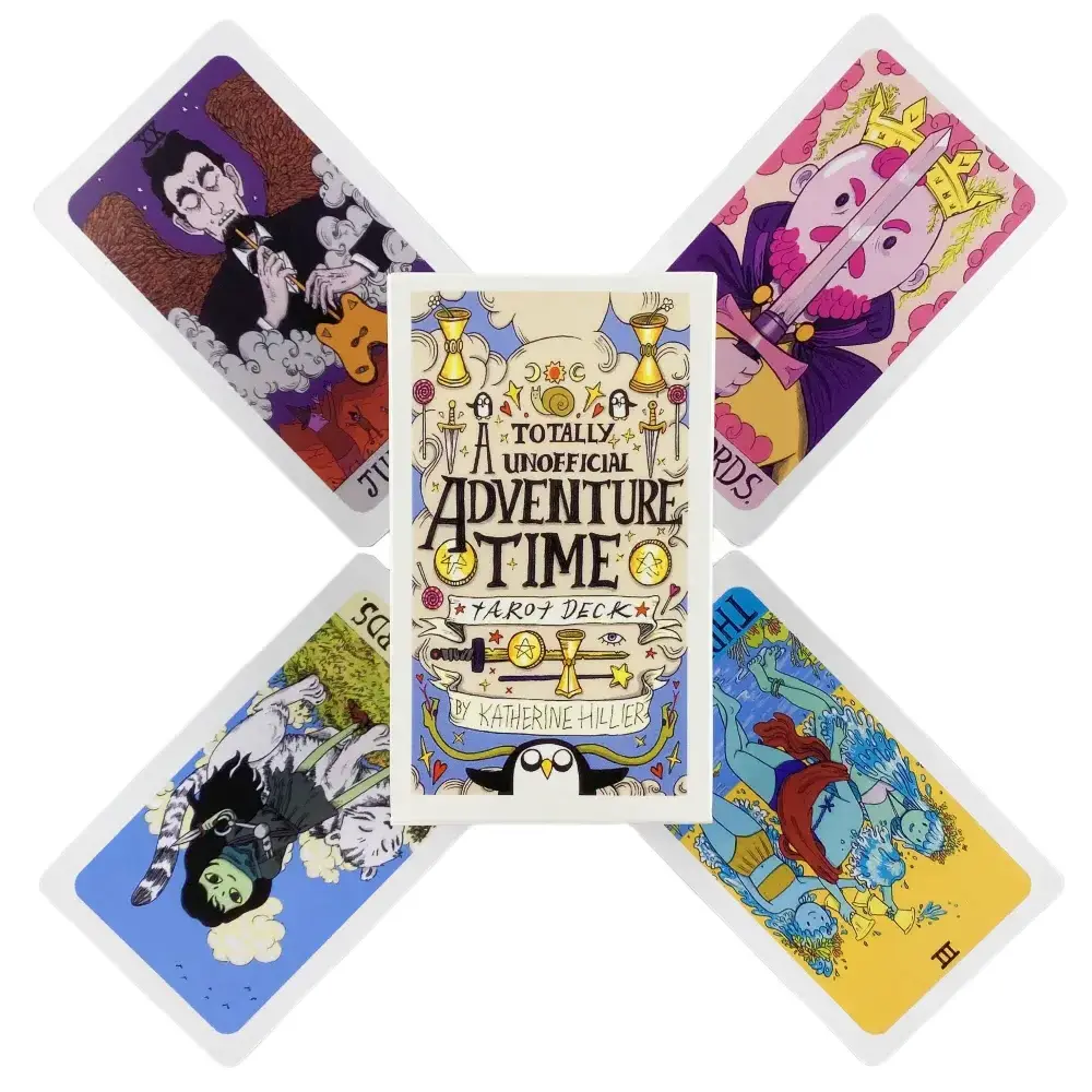 Adventure Time Tarot Cards A 78 Deck Oracle English Visions Divination Edition Borad Playing Games