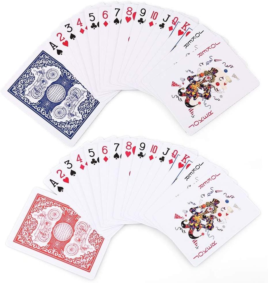 LotFancy Playing Cards Decks of Cards Bulk, Poker Size, Standard Index for Blackjack Euchre Canasta Card Game